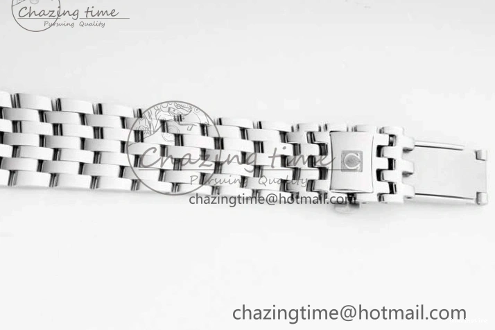 0107 Casual De Ville SS DIWF 1:1 Best Edition White Dial RG Markers on SS Bracelet MIYOTA 7847